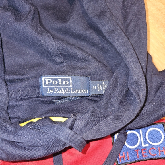 Polo by Ralph Lauren Navy and Red Hi Tech Hoodie - Picture 3 of 3